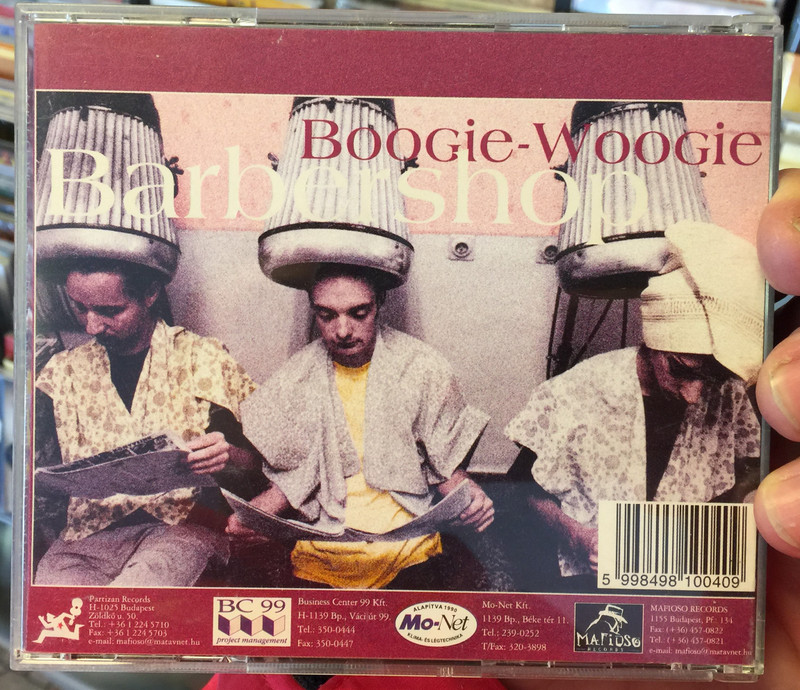 Boogie-Woogie Barbershop - Spo-Dee-O-Dee / Partizan Records Audio CD 2000 / PRCD-1004