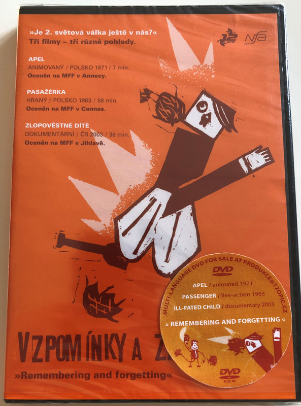 Vzpomínky a zapomínání DVD 2003 Remembering and forgetting / Three films - Tri filmy / Apel - animated film, Pasažérka - feature film, Zlopoveštné Díté - documentary (9788070041291)