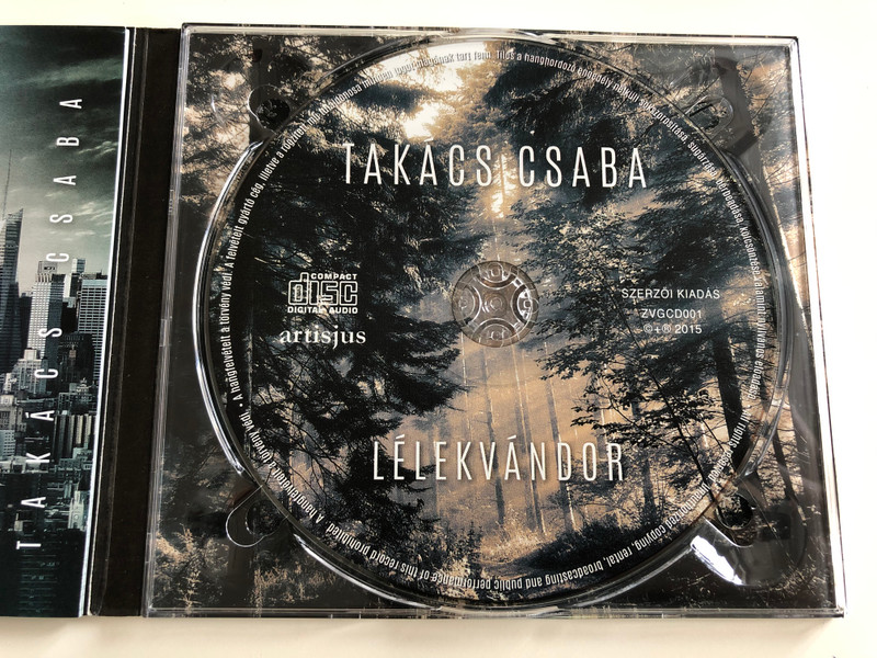 Lélekvándor - Takács Csaba ‎/ Audio CD 2015 / ZVGCD001