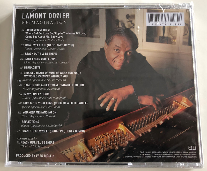 Lamont Dozier ‎– Reimagination / V2 ‎Audio CD 2018 / VVNL32952