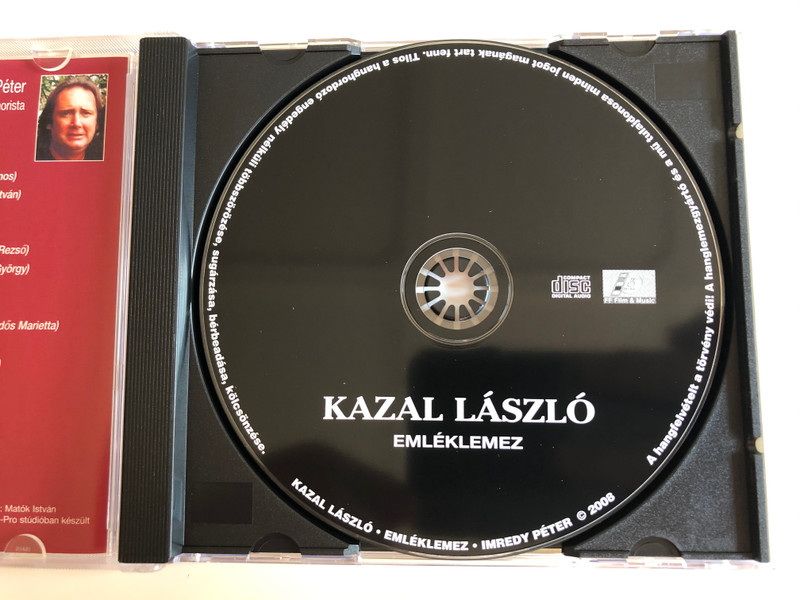 Kazal László emléklemez - Örökzöld slágerek Kazal László műsorából Imredy Péter előadásában / FF Film & Music ‎Audio CD 2008 / B687892 (731406878923)