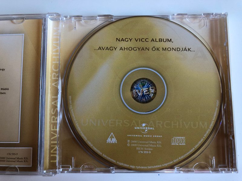Nagy Vicc Album! - Nádas, Jáksó, Bajor, Antal, Havas / Universal Music ‎Audio CD 2008 / 176 593-9