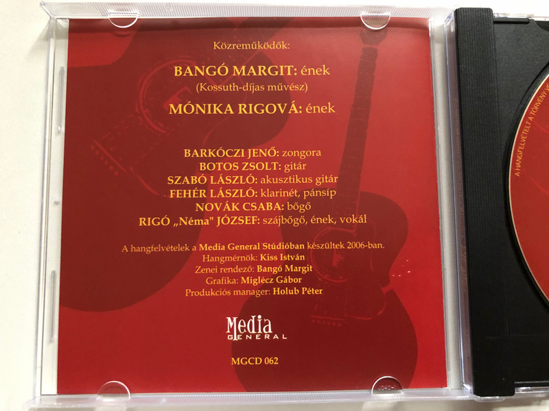 Bangó Margit és Mónika Rigová – Két gitár / Audio CD (5999541751869)