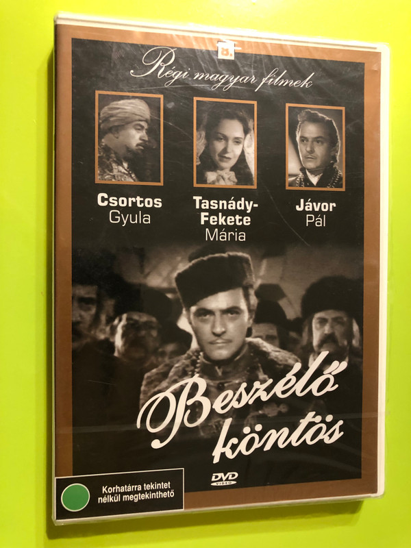 Beszélő köntös DVD 1941 The Talking Robe / Directed by Radványi Géza / Starring: Jávor Pál, Csortos Gyula, Tasnády-Fekete Mária, Bilicsi Tivadar / Régi magyar filmek 8.
UPC 5999882685076