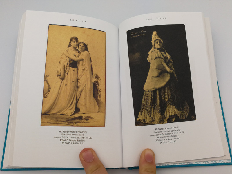 Jászai Mari-Emlékirat és napló by Kovács Attila Zoltán / Szépmíves / Athenaeum kiadó 2016 / Hardcover - Memoir and diary of Mari Jászai Hungarian actress (9786155662027)