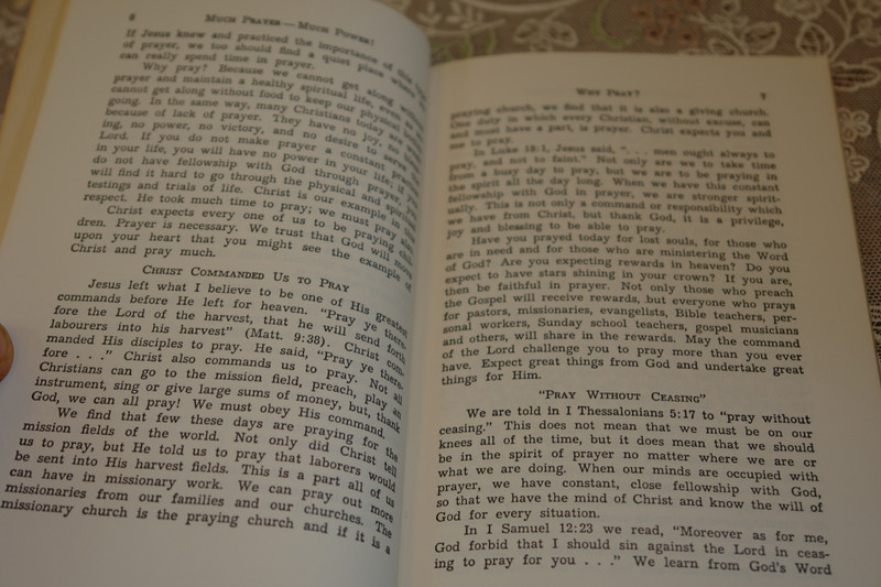 Much Prayer, Much Power by Peter Deyneka / 1970 Printing / Including a Chapter on "How to Conduct Prayer Meetings"