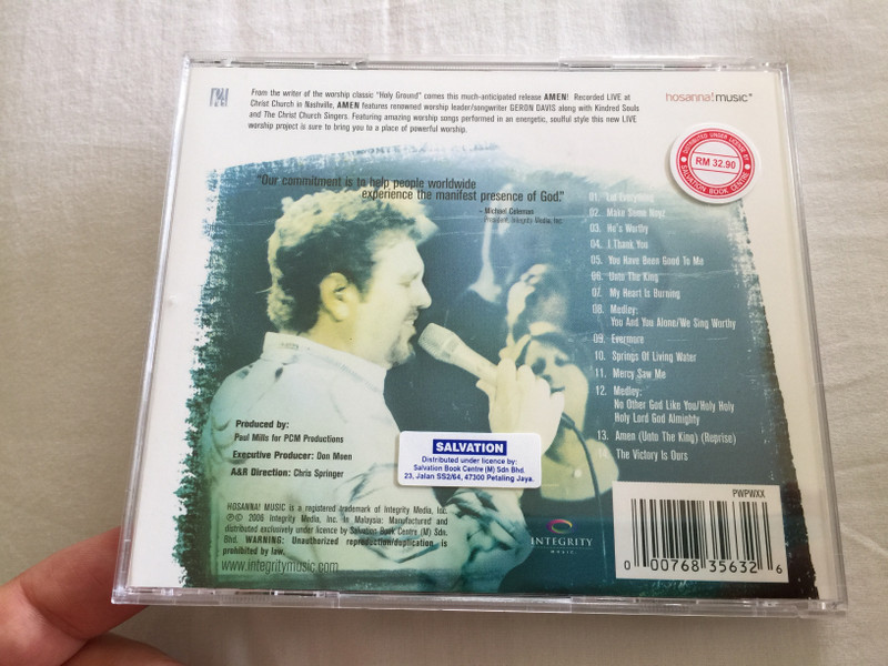 Amen by Geron Davis (2006) Audio CD (000768356326)