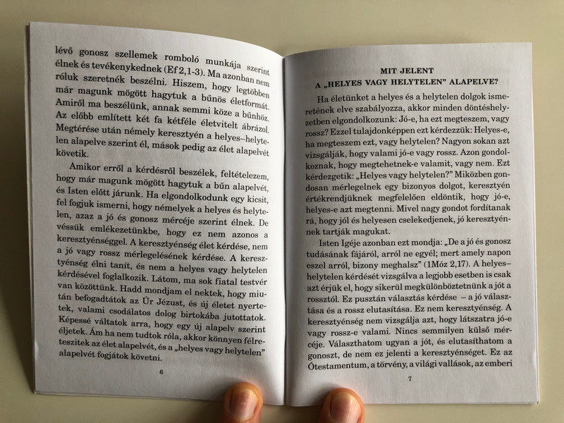 Két alapelv az élethez - Two Principles of Living by Watchman Nee / Hungarian Language Edition (9780736399968)