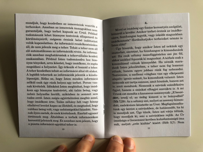 Teher és imádság - Burden and Prayer by Watchman Nee / Hungarian Language Edition (9780736399814)
