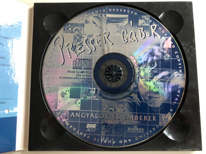 Presser Gábor ‎– Angyalok És Emberek / BMG Ariola Hungary ‎Audio CD 2000 / 74321798792