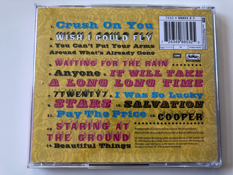 Roxette ‎– Have A Nice Day / Roxette Recordings ‎Audio CD 1999 / 7243 4 98853 2 5