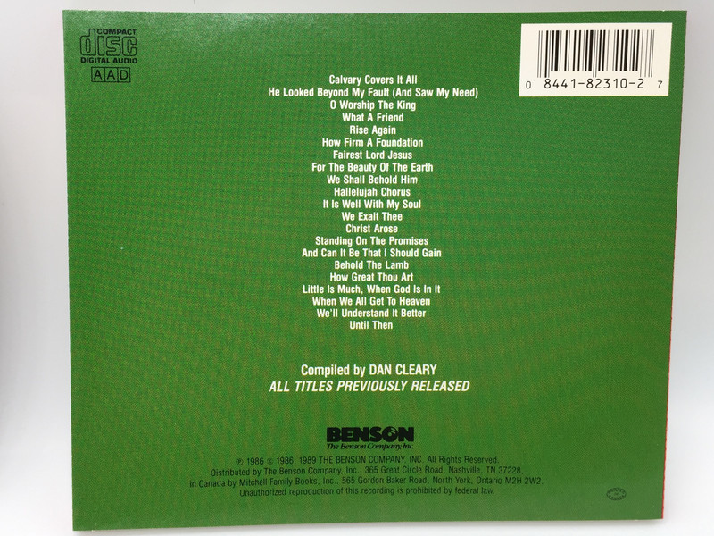 20 Hymn Classics - Volume 2 / Audio CD by Various Artists - Complied by Dan Cleary (084418231027)