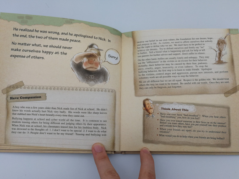 Make a Difference - 8 true stories of Nick Vujicic on how you can make a difference / Stories edited by Ignatius Ho & Ding / Illustrated by Dreamergo / Hardcover / PMA Music Foundation & Gezi Workstation 2015 (9789881278876)