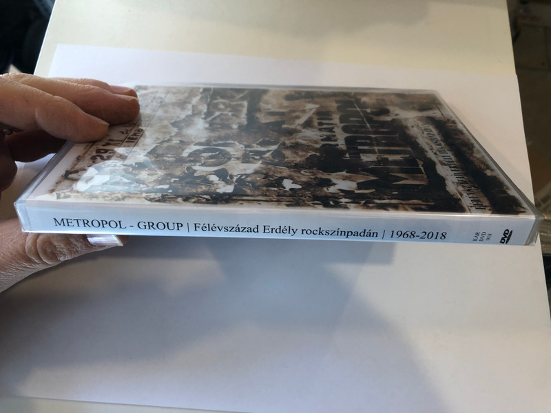 Metropol-Group DVD 2019 Fél évszázad Erdély rockszínpadán 1968-2018 / Metropol Transylvanian Rock band documentary / KAR DVD 018 (5991111804180)