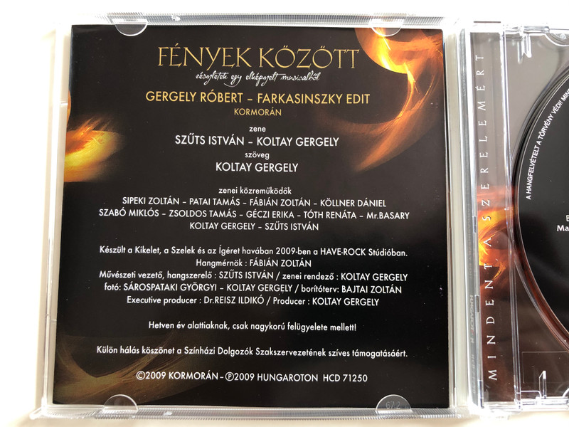 Gergely Róbert, Farkasinszky Edit - Kormorán - Fények Között / Hungaroton Audio CD 2009 / HCD 71250