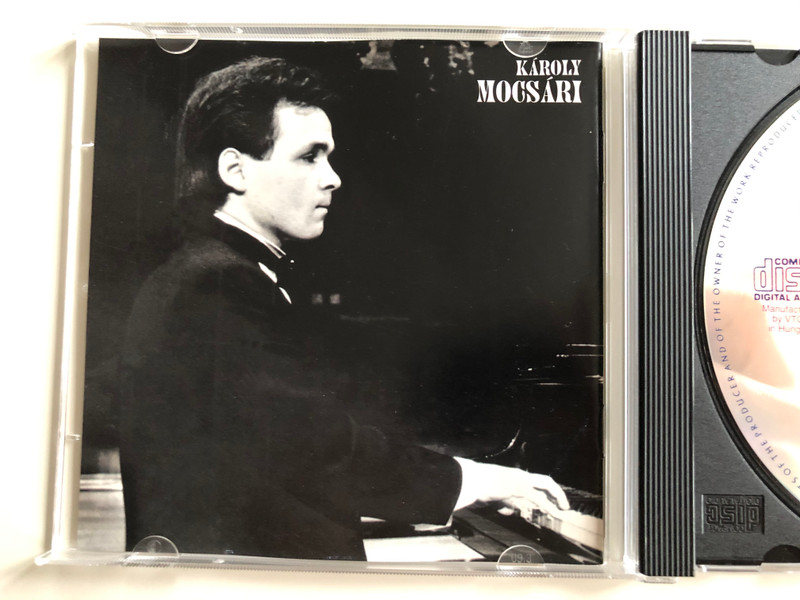 Liszt - Dante Sonata, Ballade In B Minor, Funérailles, La Leggierezza, B-A-C-H Fantasia And Fugue / Karoly Mocsári ‎- piano / Hungaroton Classic ‎Audio CD 1995 Stereo / HCD 31203