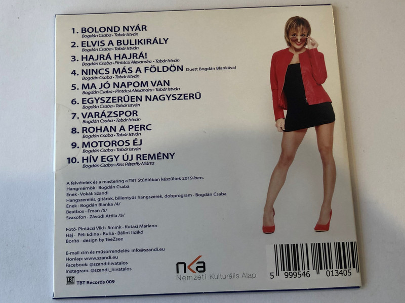 Bolond Nyár - Szandi / TBT Records ‎Audio CD 2019 / TBT009