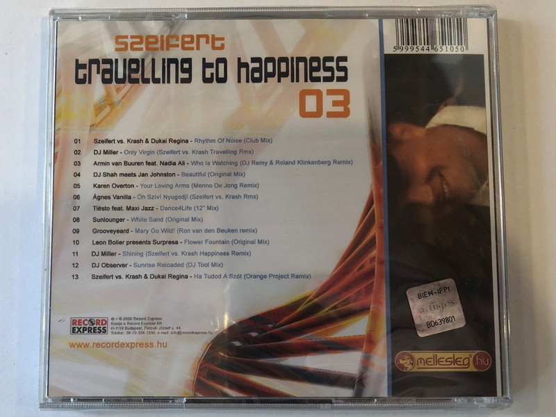 Szeifert ‎– Travelling To Happiness 03 / Record Express Audio CD 2006 / 5999544651050