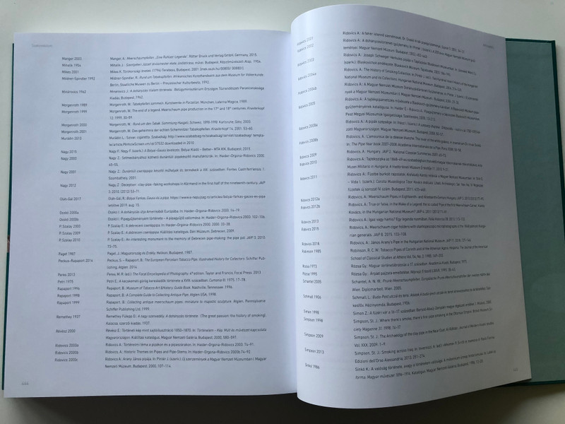 History in Pipe Smoke by Ridovics Anna / Történelem Pipafüstben / Selection from the Pipe collection of the Hungarian National Musem / Martin Opitz kiadó 2019 / Hungarian-English Bilingual Hardcover Book (9789639987616)