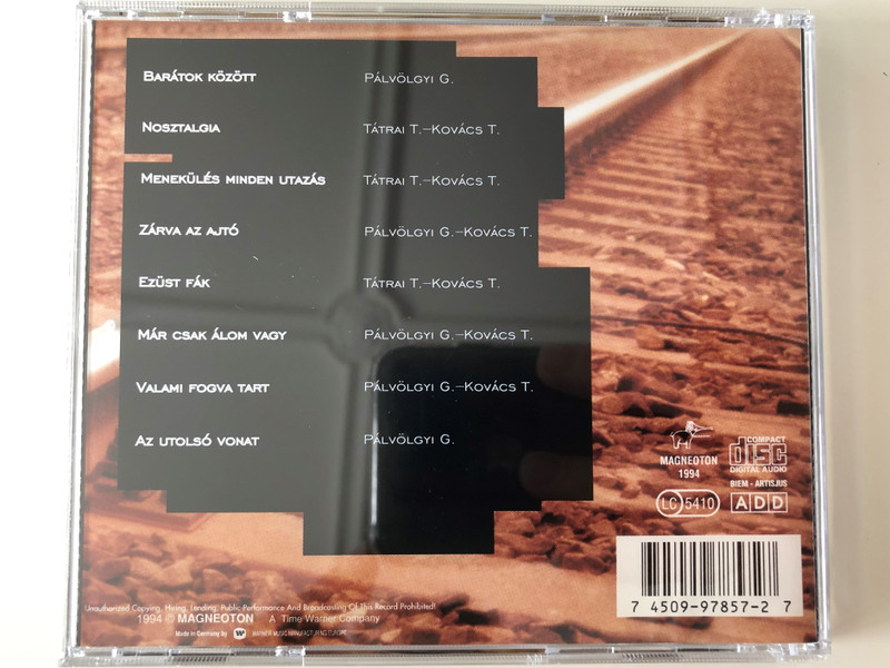 Tátrai Band ‎– Utazás az ismeretlenbe... - II. / Magneoton ‎Audio CD 1994 / 4509-978572