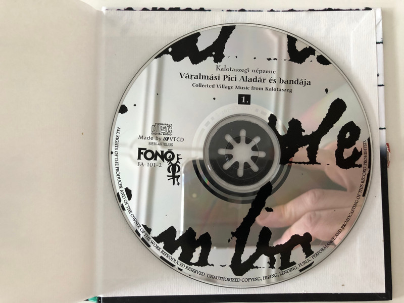 Új Pátria - Az Utolsó Óra Program Gyűjteményéből (1997-1998) / Kalotaszegi Népzene - Váralmási Pici Aladár És Bandája (Collected Village Music From Kalotaszeg) / Fonó Records Audio CD 1998 / FA-101-2