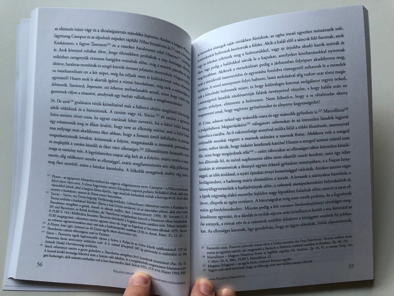 Pacatus dicsőítő beszéde Theodosius császárhoz by Székely Melinda / Martin Opitz kiadó / Paperback / Pacatus's glorifying speech to Emperor Theodosius (9789639987531)