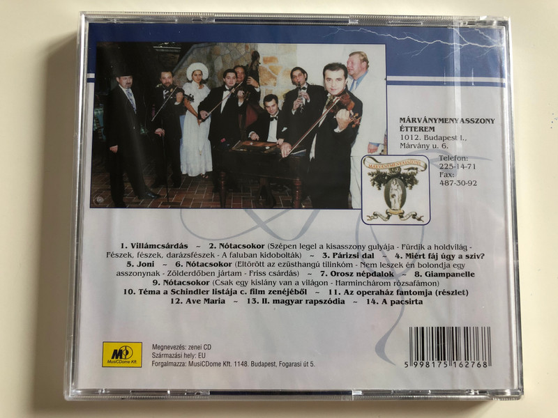 Magyar Rapszódia = Hungarian Rhapsody / Villámcsárdás = Lightning Csardas - Lakatos Miklós És Cigányzenekara = and his gypsy band / MusiCDome Kft ‎Audio CD / 5998175162768