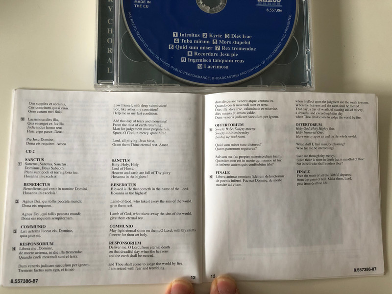 Penderecki ‎– A Polish Requiem / Klosińska, Rappé, Minkiewicz, Nowacki / Warsaw National Philharmonic Choir And Orchestra, Antoni Wit / Naxos ‎2x Audio CD 2004 / 8.557386-87