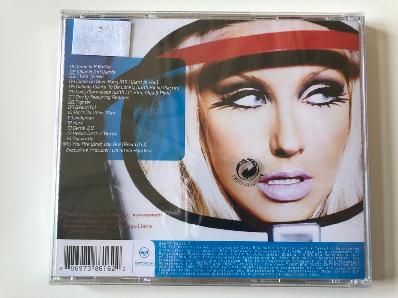 Christina Aguilera ‎– Keeps Gettin' Better: A Decade Of Hits / RCA Audio CD 2008 / 88697 38616 2