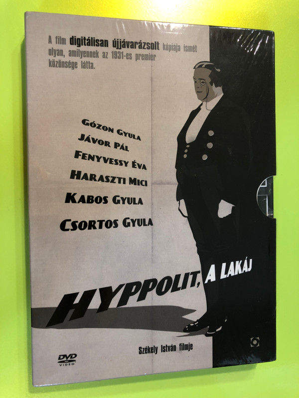 Hyppolit the Butler (1931) DVD Hyppolit, a Lakáj / Directed by István Székely / Starring: Kabos Gyula, Csortos Gyula, Jávor Pál, Fenyvessy Éva