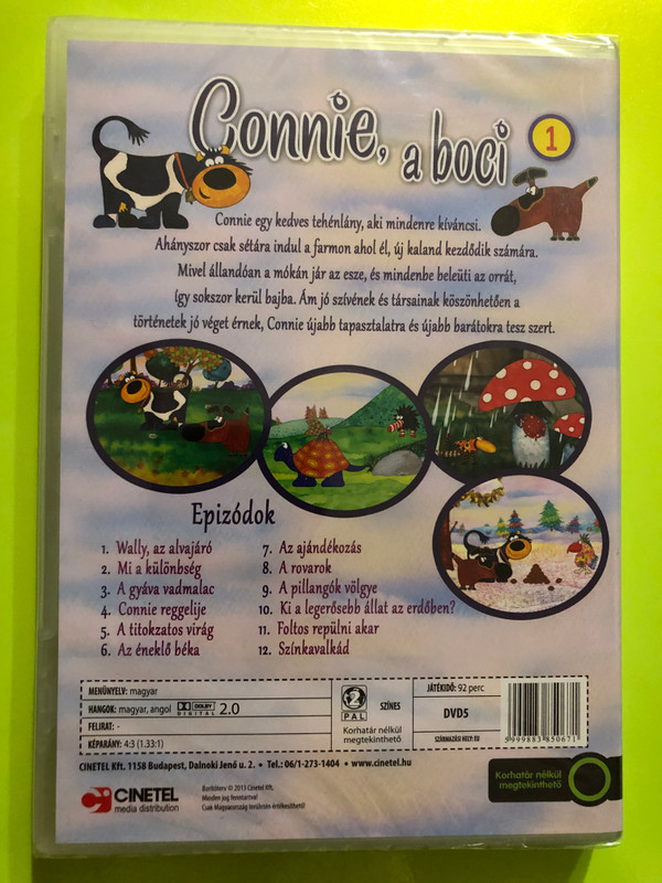 Connie the Cow 1 DVD 2002 Connie a Boci 1 / Created by Josep Viciana / Spanish children's television series 