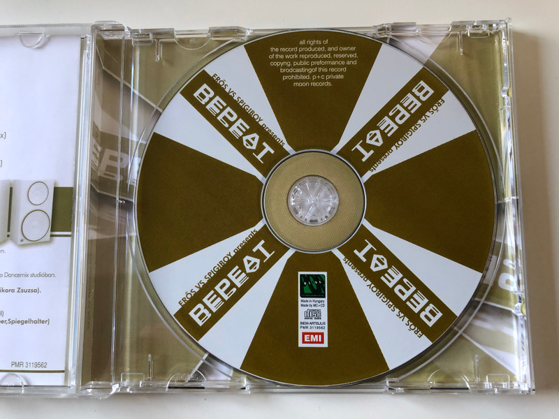 Erős vs. Spigiboy ‎presents Repeat / Szerelem elso verig, Starriders, Karneval, Eros vs Spigiboy meets Fresh, Mastervoice, Hit Project, Dosszie repeat, Megamix / Vol I. / EMI Audio CD 2005 / PMR 3119562