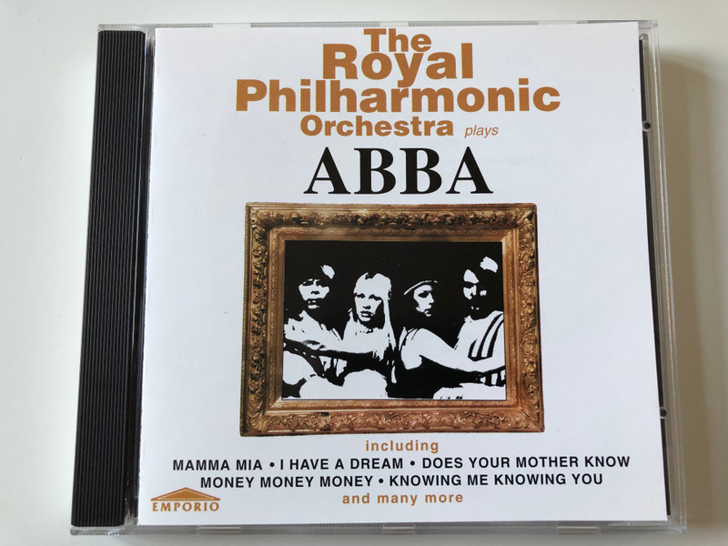The Royal Philharmonic Orchestra ‎Plays ABBA / Including Mamma Mia, I Have A Dream, Does Your Mother Know, Money Money Money, Knowing Me Knowing You, and many more / Emporio ‎Audio CD 1995 / EMPRCD585