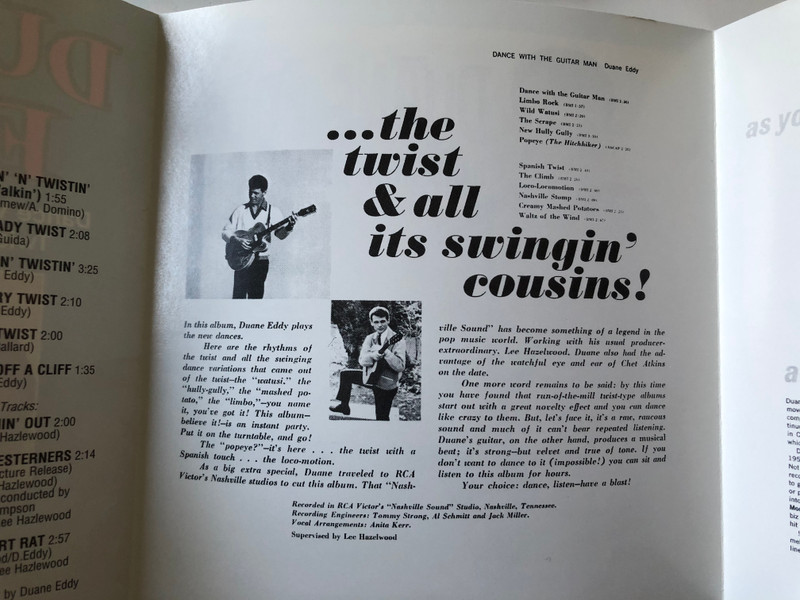 Duane Eddy ‎– Dance With The Guitar Man, Twistin' 'N' Twangin' / 2 LPs on 1 CD / One Way Records Audio CD 1998 / OW 34542