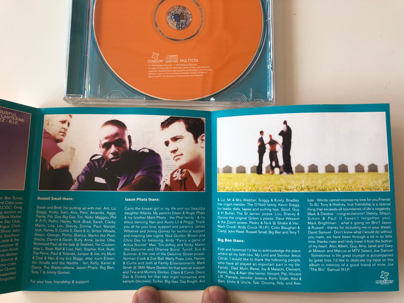 Phats & Small ‎– Now Phats What I Small Music / Multiply Records ‎Audio CD 1999 / MULTYCD6