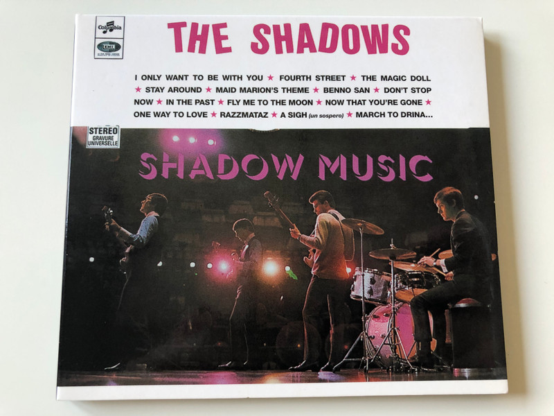 The Shadows - I Only Want To Be With You, Fourth Street, The Magic Doll, Stay Around, Maid Marion's Theme, Benno San, Don't Stop Now, In The Past, Fly Me To The Moon, Now That You're Gone / MAM Productions Audio CD 1999 Stereo / 5201092