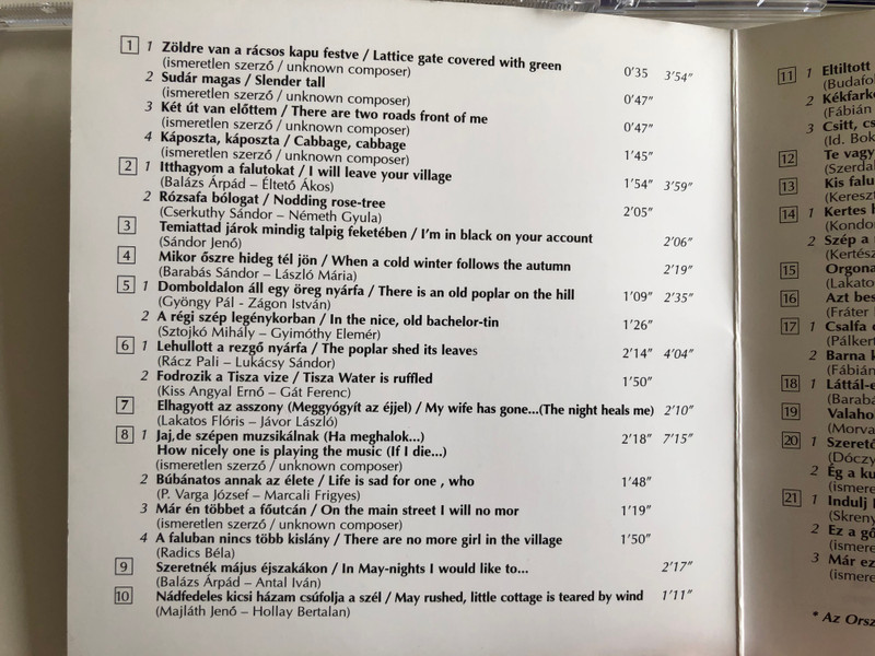 Mulass Velünk! 13. / Ket Ut Van Elottem - Hungarian Songs / / Barabas Sandor - enekel, Lakatos Miklos es Ciganyzenekara / LaMarTi ‎Audio CD 2001 Stereo / LCD 1032