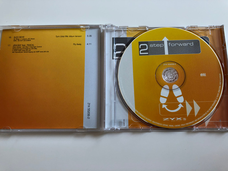 2 Step Forward / Featuring Amber, Homegrown, DJ Luck & MC Neat feat. JJ, Xiomara, Toots... and more / ZYX Music ‎Audio CD 2000 / ZYX 55206-2
