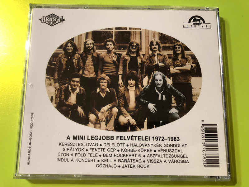A Mini Legjobb Felvételei 1972-1983 - Vissza A Városba / Hungaroton ‎Audio CD / HCD 37678 (5991813767820)