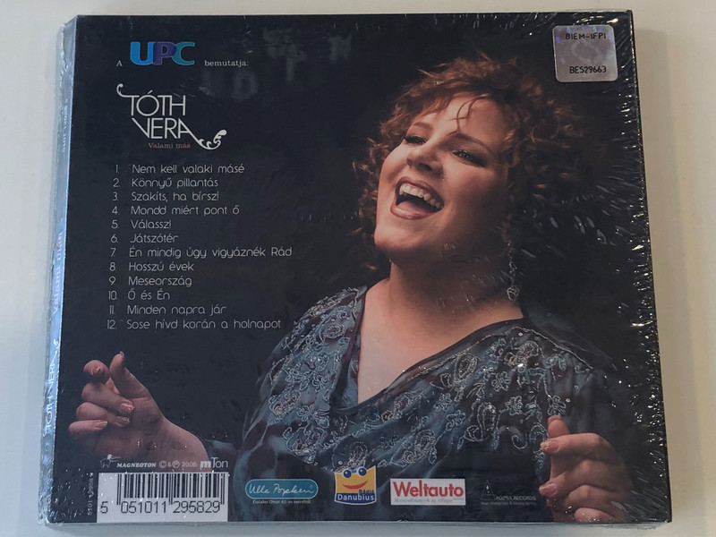 Tóth Vera ‎– Valami Más / Magneoton Audio CD 2006 / 5051011295829
