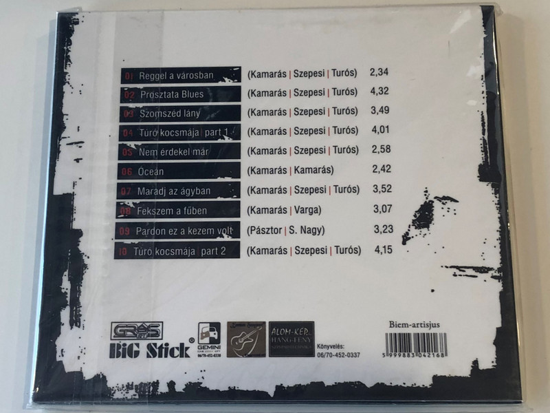 Tengs-Lengs ‎– Prosztata Blues / Hunnia Records Audio CD / 5999883042168