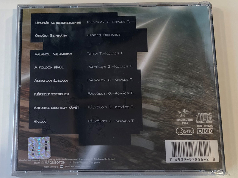 Tátrai Band ‎– Utazás Az Ismeretlenbe... - I. / Magneoton Audio CD 1994 / 74509-97856-28