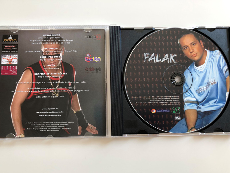 L.L. Junior ‎– Falak / Magic World Media Kft. ‎Audio CD 2005 / MWM LL 001 C