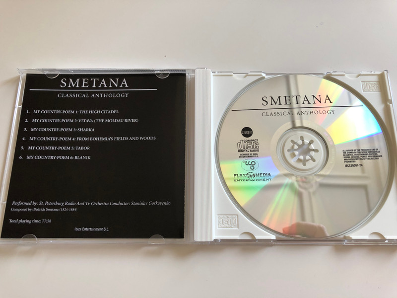 Smetana - My Country-Poem 1-6 / St. Petersburg Radio And Tv Orchestra, Conductor: Stanislav Gorkovenko / Classical Anthology / Centurion Classics Audio CD 2004 / IECC30001-24