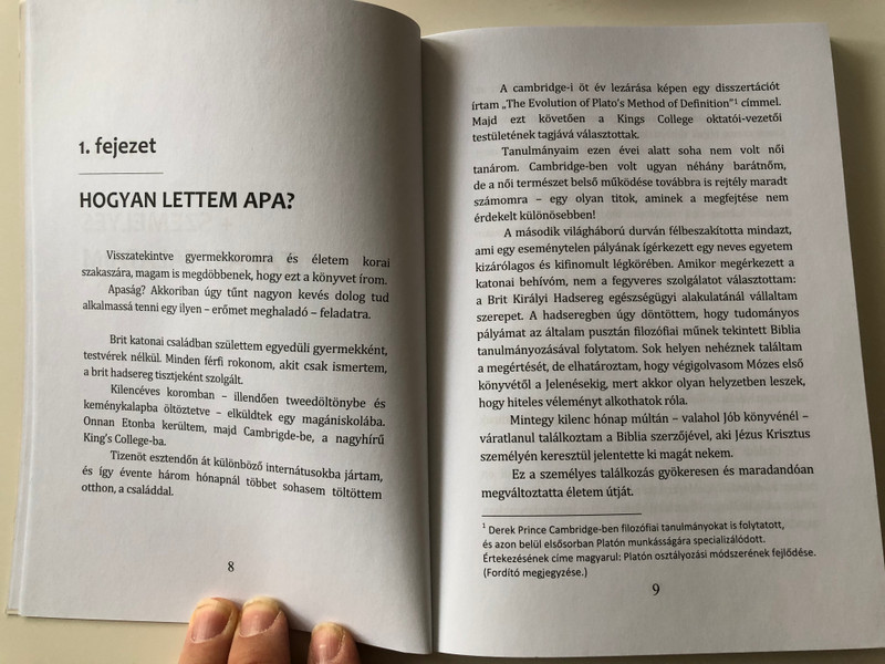 Férjek és Apák - Fedezd fel a Férfiak életcélját! by Derek Prince / Hungarian translation of Husbands & Fathers - Rediscover The Creator's Purpose for men / Paperback / Derek Prince Ministries Hungary / Logos kiadó 2017 (9789638974990)