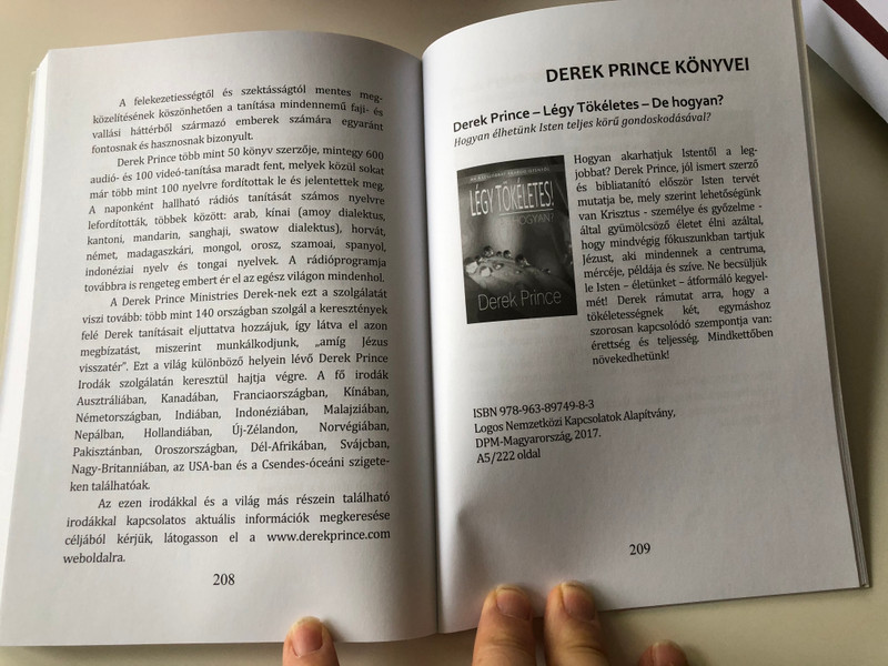 Férjek és Apák - Fedezd fel a Férfiak életcélját! by Derek Prince / Hungarian translation of Husbands & Fathers - Rediscover The Creator's Purpose for men / Paperback / Derek Prince Ministries Hungary / Logos kiadó 2017 (9789638974990)