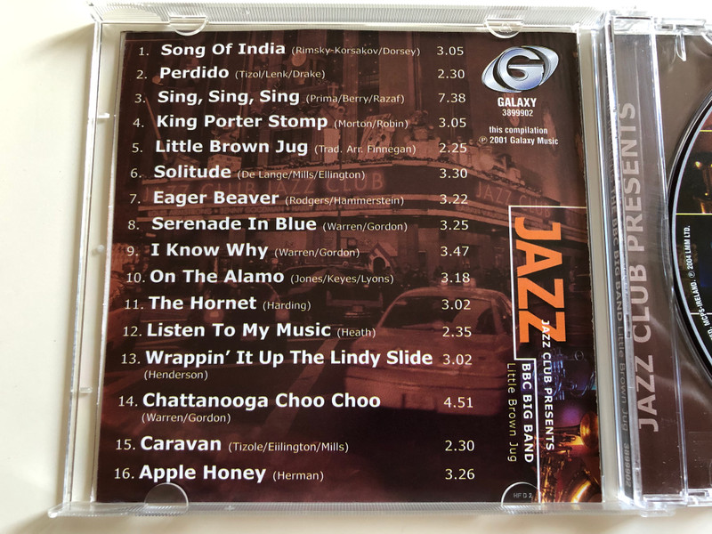 Jazz Club Presents - The BBC Big Band - Little Brown Jug / Galaxy Music Audio CD 2001 / 3899902 (8711638999025)
