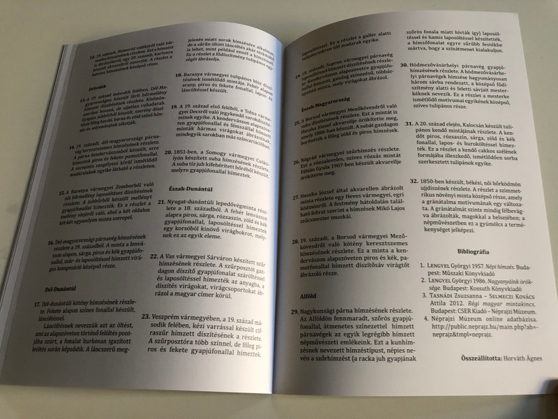 Magyar hímzésminták kifestőkönyve  Editor Horváth Ágnes  Coloring book of Hungarian Embroidery (9789634090281)