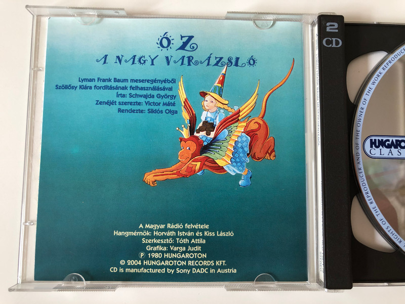 OZ - Anagy Varazslo / Hungaroton Classic 2x Audio CD 2004 Stereo / HCD 13871-72