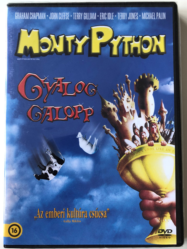 Monty Python & the Holy Grail DVD 1975 Monty Python Gyalog Galopp / Directed by Terry Gilliam, Terry Jones / Starring: Graham Chapman, John Cleese, Terry Gilliam, Eric Idle, Terry Jones, Michael Palin (8590548614422)
